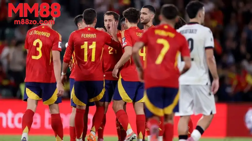 Tây Ban Nha được đánh giá cao hơn Georgia. (Ảnh: Internet)